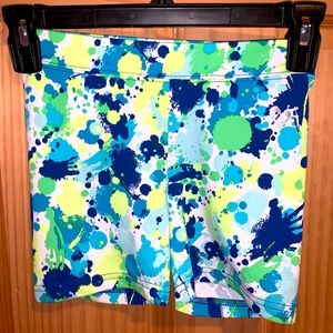 Girls Justice spandex shorts size 8.
